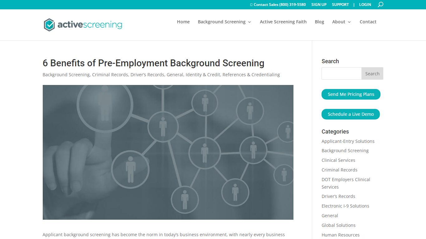 6 Benefits of Pre-Employment Background Screening